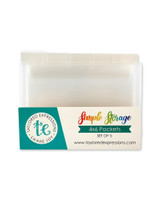 Image of Simple Storage - 4 x 6 in. Pocket (set of 5) used for storing and organizing paper craft materials.