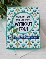 Simple Strips Stamp - Friendship 2