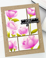 Create-in-Quads Layering Stencil - Timeless Blooms