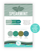 Graphic of Palette Playbook - Spearmint which is a green color.