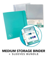 Medium Storage Binder + Sleeves Bundle