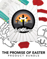 Graphic of The Promise of Easter Product Bundle which includes dies and stamps for easter for papercrafting.