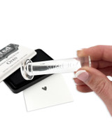 Image of someone holding the TE Acrylic Handle.
