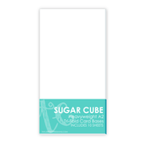 Graphic of Heavyweight A2 Card Bases Sugar Cube (Tri-Fold) which is used for papercrafting.