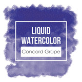 Graphic of TE Liquid Watercolor - Concord Grape which is used for papercrafting.