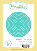 Graphic of Additional Circle Stacklets Die Set which includes circles for papercrafting.