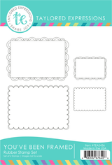 Graphic of You've Been Framed Stamp Set which includes 4 frames for papercrafting.