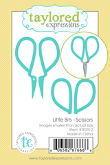Graphic of Little Bits Die Set - Scissors which is used for papercrafting.