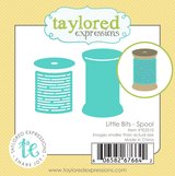 Graphic of Littles Bits Die Set - Spool which includes spools for papercrafting.