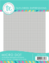 Graphic of Micro Dot Background Stamp which is a stamp used for papercrafting.