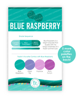 Image of Palette Playbook Blue Raspberry which is a teal blue color.