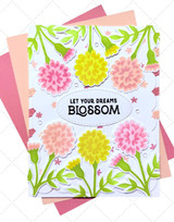 Flower Garden Layering Stencil