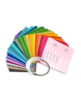 Image of Love to Label - Tidy Tabs on a swatch of colorful cards.