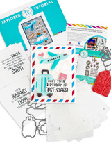 Image of Adventure Awaits Cardmaking Kit which is used for papercrafting.