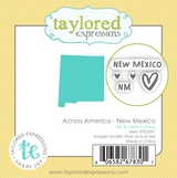 Graphic of Across America - New Mexico Die & Clear Stamp Combo which is used for papercrafting.