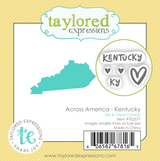 Graphic of Across America - Kentucky Die & Clear Stamp Combo which is used for papercrafting.