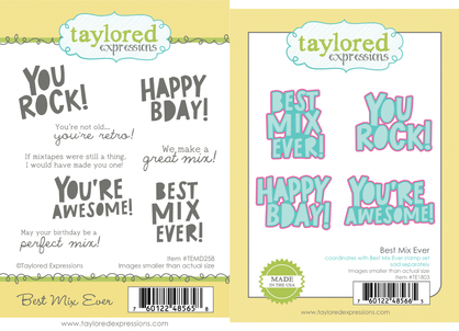 Best Mix Ever Stamp Set + Dies