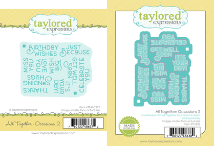 All Together Stamp + Die - Occasions 2