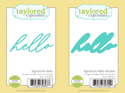 Signature Hello Die + Backer Die