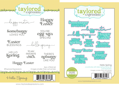 Hello Spring Stamp Set + Dies