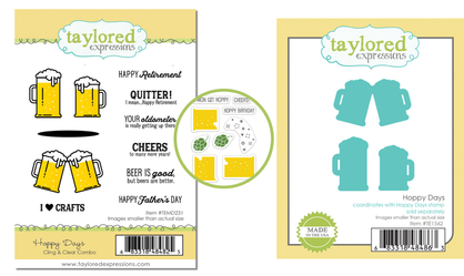 Hoppy Days Cling & Clear Stamp Combo + Dies