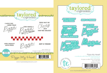 Pizza My Heart Stamp Set + Dies
