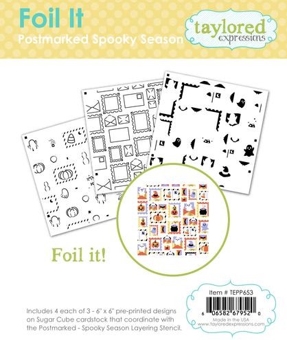 Graphic of Foil It - Postmarked Spooky Season which is used for papercrafting.