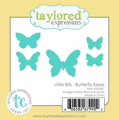 Graphic of Little Bits Die Set - Butterfly Kisses which is used for papercrafting.