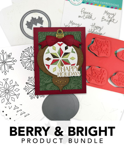 Graphic of Berry & Bright Bundle which is used for papercrafting.