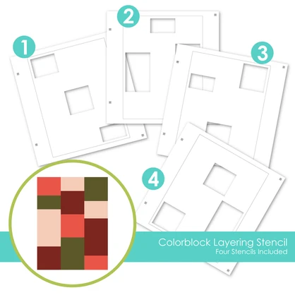 Colorblock Layering Stencil