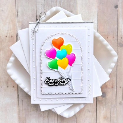 All Tied Up - Sweet Celebration Coloring Stencil