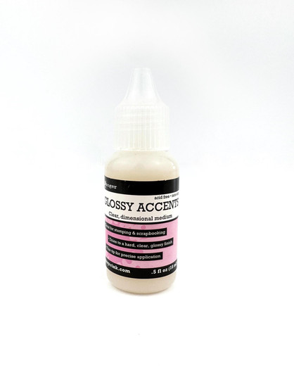 Image of Mini Glossy Accents clear, dimensional medium for papercrafting.