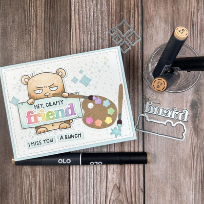 Big Grumpy Stamp & Die Combo