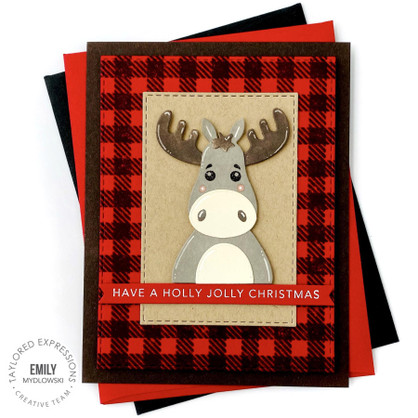 Simple Strips Stamp - Christmas