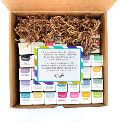 TE Premium Ink - Mini Ink Pad "I Want It All" Bundle
