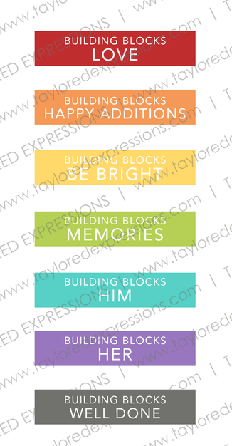 Building Blocks Simple Storage Stickers