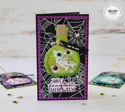 Spiderweb Cling & Clear Stamp Combo
