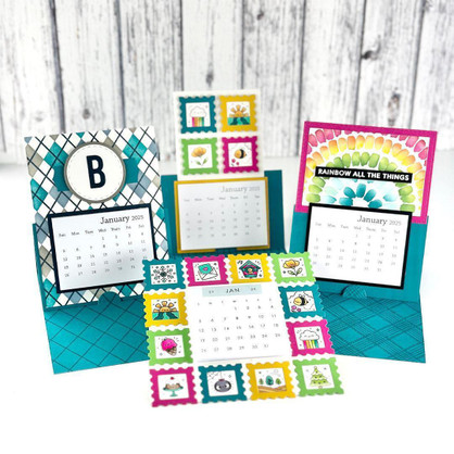 Mini Tear-Off Calendar Stacklets Die Set