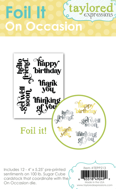 Foil It - On Occasion
