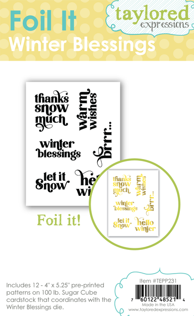 Foil It - Winter Blessings