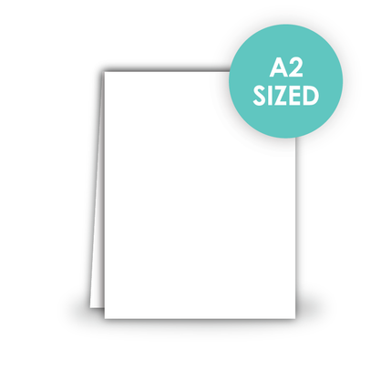 Heavyweight A2 Card Bases Sugar Cube (Top Fold)