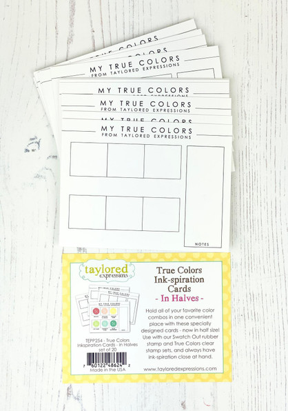 True Colors Ink-spiration Cards - In Halves