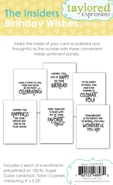 The Insiders - Birthday Wishes Vertical