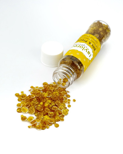 Lemon Meringue Glitter Drops