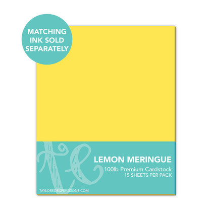 TE Premium Cardstock - Lemon Meringue