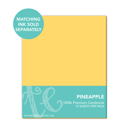 TE Premium Cardstock - Pineapple