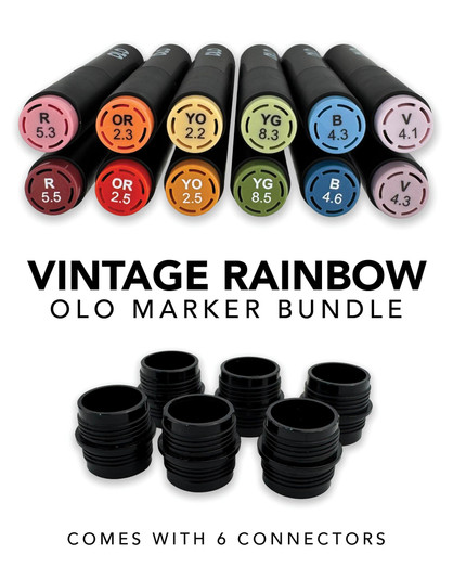 OLO Marker Collection - Vintage Rainbow