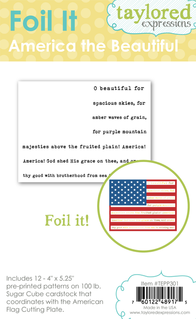 Foil It - America The Beautiful