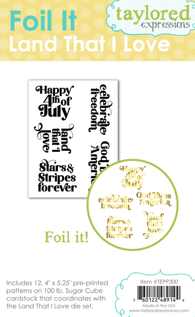 Foil It - Land That I Love