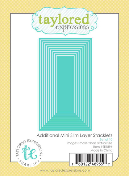 Additional Mini Slim Layer Stacklets Die Set Additional Mini Slim Layer Stacklets Die Set